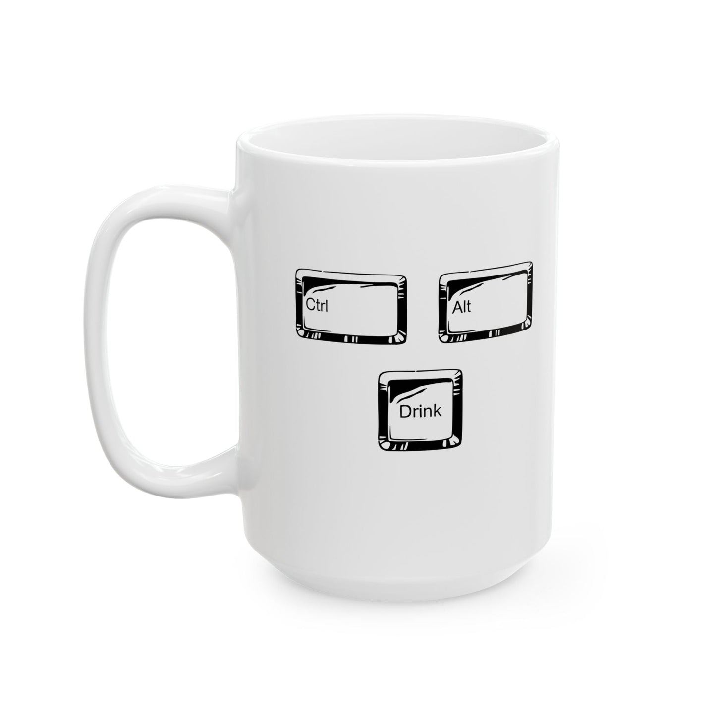 Ctrl-Alt-Drink Coffee Mug – The Ultimate Reboot for Your Day!