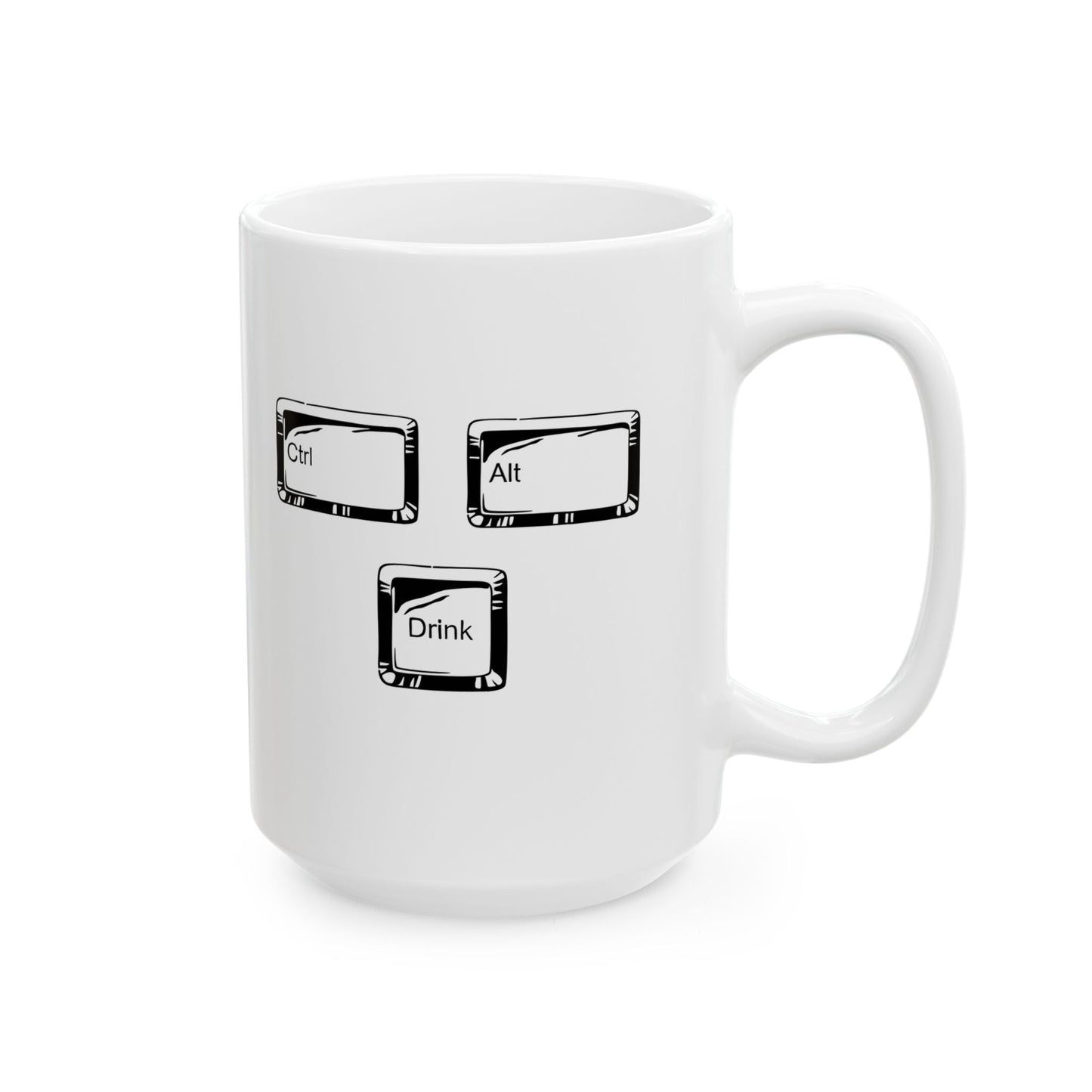 Ctrl-Alt-Drink Coffee Mug – The Ultimate Reboot for Your Day!