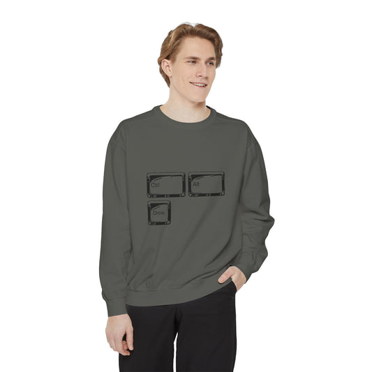 Ctrl Alt Drink Sweatshirt - Tech Enthusiast Gift